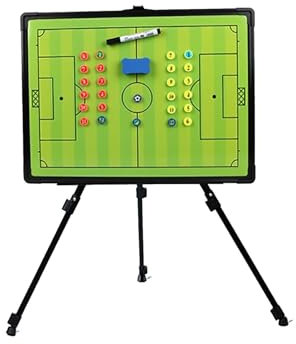 ZSXZCBDQ Trainer-Taktiktafel Mit Stativ, Die Für Fußballtraining Und Taktische Führung Verwendet Wird