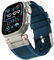 Bracelet en Silicone pour Apple Watch Ultra 2 49mm, Bracelet de Remplacement Sportif Compatible avec iWatch Series 10 46mm, 9 8 7 6 5 4 3 2 1 45mm 44mm 42mm