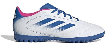 adidas Mens Goletto VIII Astro Turf Football Boots White/Blue/Pink 8 UK