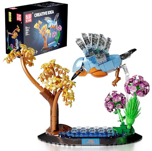 Mould King 10151 - Blocs de construction - Animaux - Oiseau - Avec fleurs - Modèle animal créatif - Jouet de construction - À partir de 8 ans - Convient pour les enfants et les adultes (609 pièces)