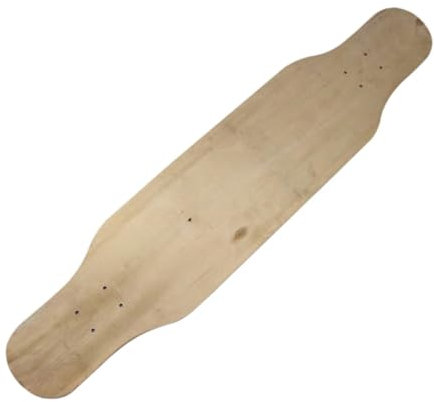 Sharplace Leeres Skateboard -Deck zum Malen von Kreativitätsentwicklung Skate -Deck unbemalte DIY Skateboard Holz für Jungen Mädchen Kinder