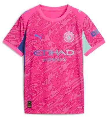 Maillot de Gardien Enfant Manchester City FC 2025/26 - Rose - Taille : 152