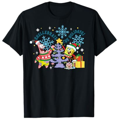 Sponge Bob - Schwammkopf Christmas Holidays T-Shirt