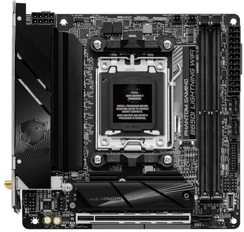 WLTDYZZLDN Fit For B650I WiFi 6E Socket AM5 Ryzen 9000/8000/7000 Series B650 DDR5 7200+ (OC) MHz 128GB SATA3 6.0 Gb/s Mini ITX Motherboard motherboard