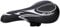 Dunlop Mountainbike Sattel - Fahrradsattel - MTB Sattel aus Kunstleder - inkl. Sattelstütze - Schaumstofffüllung - 27 x 16,5 x 9,6 cm - Schwarz/Weiß