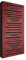 Addictive Sound Akustikpaneele Holz - Schalldämmung AbFuser Wood - Akustikplatten Perfekt zum Hause, Studio, Konferenzraum, Club - Acoustic Panel mit den Maßen 100x50x11,5 cm - Mahagoni