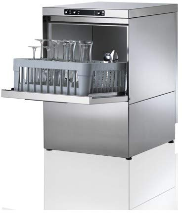 RESTAURANT STORE Lave-vaisselle 60x60x82 cm, Panier à couverts, Acier inoxydable, Sous comptoir, Économique en eau et en énergie