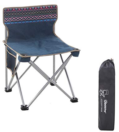 WANGLXFC Tragbar Klappstühle, Ultraleichter Mini Campingstuhl klappbarer Strandstuhl Aluminiumgestell - Stabiler Outdoorstuhl, Faltstuhl, Outdoor, Wandern, Zelten, Picknick Unisex, D