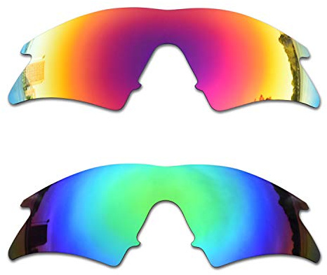 SOODASE Pour Oakley M Frame Sweep Des lunettes de soleil 2 Paires Verres de remplacement polarisés