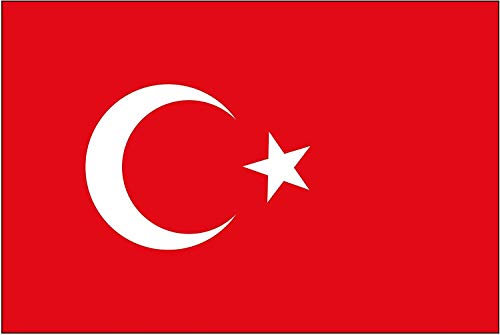 2er Set Türkiye Turkey Türkei Türkische Flagge Fahne Aufkleber Vinyl Stickers 10cm