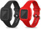 RuenTech 2er Pack Band Kompatibel mit Garmin Vivofit JR.3 Kids Armband Silicone Ersatzarmband Ersatzband Armbänder Bands Gurt Zubehör (schwarz+rot)