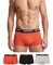 Superdry Trunk Multi Triple Pack Boxer Court, Noir/Orange/Gris, XXL (Lot de 3) Homme