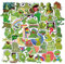 CHVISO 50Pcs Cute Cartoon Frog Stickers for Teen Kids Water Bottle, Waterproof Decal for Girl Laptop Bicycle Skateboard Phone Computer Guitar Travel Case Kermit The Frog Stickers