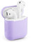 KLUCK Schutzhülle für Apple Airpods 1 & 2 Silikon Case Airpod Hülle Passgenau (Helles Lila)