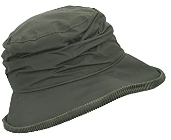 WALKER AND HAWKES - Diana - Damen Country-Hut gewachst - Olivgrün - M/L (58cm/59cm)