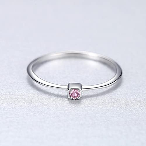 Smaragd VVS Ringe 925 Sterling Silber Stapelbarer Ring Für Frauen Grüner Edelstein
