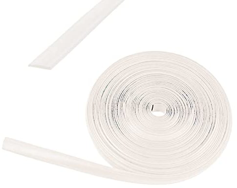 wamovo Bande passepoilée en plastique blanc 12 mm pour caravane et camping-car (6 x 10 m)