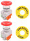WANGCL Botón de parada de emergencia Interruptor Pulsador Botones de interruptor rotativo 1NO 1NC con señal de parada de emergencia - LAY37-11ZS