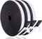 Dichtungsband Selbstklebend für Türen Fensterdichtung 12mm(B) x 3mm(D)/15m(L) Schaumstoff Klebeband Gummidichtung Gegen Kalte Zugluft/Anti-Kollision/Schalldichter/Wasserdichter/Staubdicht Schwarz