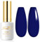 Imtiti Gel Nail Polish, 1 Pcs 15ml Navy Blue gel nail polish Color Soak Off Gel Polish Nail Art Manicure Salon DIY Nail Lamp Gel Nail Design Christmas Decoration at Home