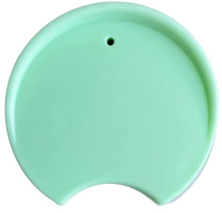 MIE Replacement Lid for Coffee Mug & Tea Cup - Competible With Starbucks Ceramic Travel Mug 10oz / 12oz / 16oz, Tumbler Lid, Mug Lid, Cup Lid (Light Green)