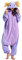 DarkCom Unisex Adulto Animale Onesie Axolotl Viola Cosplay Onesie Halloween Carnevale Costume per Uomo Donna XL