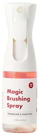 JAYU PET Magic Brushing Spray (Sprühflasche) 170 ml | Entwirrungsspray für Hunde, gegen Verfilzungen & Juckreiz, hypoallergen, geruchsneutralisierend, Glanz- & Pflegespray