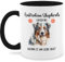 Tasse Tassen 325ml - Hunde - Australian Shepherd - Geschenk Hundebesitzern - 325 ml - Schwarz - geschenke für hundemamas hundebesitzer und hund teetasse tasse, hundemotiv hunden kaffeetasse
