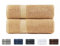 Todocama 2 große Badetücher, 100% Baumwolle, 550 g/m², extra weich, sehr saugfähig und schnell trocknend, Maße 100 x 150 cm, Beige