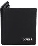 GUESS New Boston Small Billfold Coin Wallet Black
