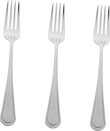 ABOOFAN 3pcs Stainless Steel Fruit Forks Long Handle Dessert Forks for Party and Dining