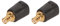 Topiky MMCX-Kabeladapter auf 2-polige 0,78-mm-Buchse, Geeignet für MMCX-Kabel mit Anschluss für CKS1100 E40 E70 LS200 LS300 LS400 CKR90 CKR100 LS50 Kopfhöreranschluss (Schwarz)