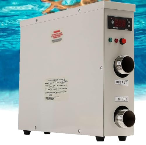 Bomba De Calor Para Piscina, Calentador De Piscina Calentador De Spa Eléctrico De 230 V, Calefacción Eléctrica Y Termostato Bomba De Calor Para Piscina, Para Piscina, Spa, Bañera De Hidromasaje