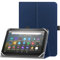HoYiXi Universal Case for 7-8 inch Tablet Fire HD 8/Fire HD 8 Plus with Stand Folio and Hand Strap Protective Cover for 7-8 Samsung/Lenovo Tab M8 8 inch Android Tablet - Blue