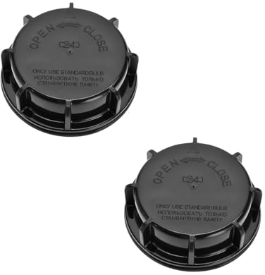 LT Easiyl 2 Stück Schwarze Scheinwerfer-Staubkappen-Abdeckung Kompatibel mit Kia Optima 2011–2013 Kompatibel mit Elantra 2004–2016 Scheinwerfer-Staubkappe (3 Rillen mit Verriegelungslasche)
