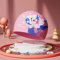 Gorro de Natación para Mujeres y Hombres(Mermaids), RISVOWO Unisex Silicone Gorro Piscina, Suave y Resistente Long Hair Cap, Gorros de Natación Elásticos para Niños de 5 a 12 Años y Niñas