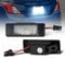 DEMUR 2Pcs LED License Number Plate Light Lamps, for Nissan Juke F15 Micra K12 March K13 Kicks Note E11 Armada Y62 NV200 Rogue, for Qashqai Car Registration Plate Bulb
