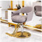 Llchaensc Haarschneide-Salonstuhl, Friseurstuhl, Bequemer Salonstuhl, Salonstuhl, Styling-Stuhl, Hydraulischer Drehstuhl, Klassischer Haarstuhl,Grau,A