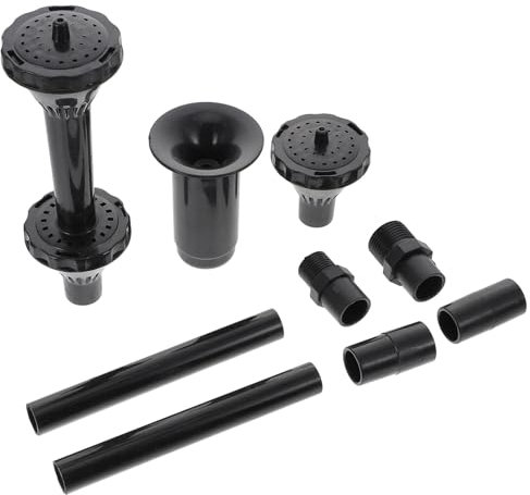 TOPBATHY Water Pump Dispenser Nozzles 9 Pcs Fountain Pump Nozzle Set Extension Tubes for Pond and Garden