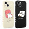 Coiwxmoi 2 Stück Hülle für iPhone 15 6,1 Zoll, Aesthetic Muster Design Mädchen Frauen Handyhülle, Weich Silikon Slim Motiv Stoßfest Case Kratzfeste Süßes Schutzhülle für iPhone 15, Ente