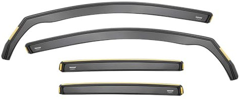 LYyeon 4 Stück Autofenster Windabweiser, Für BMW 5 Series F11 | M5 5doors Estate Touring 2010-2017, Seitenfenster Regenabweiser Beschlagfrei Beschattung Deflektor, Sonnenschutz