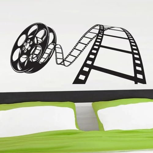 YLLMNOBN Filmrolle Wandtattoo Filmrolle Kino Wandtattoo Spielzimmer Kinderzimmer Kino Schlafzimmer Home Decor