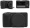 MUZIRI KINOKOO Silicone Case Compatible for Ricoh GR III/GR IIIx Camera, Soft Lightweight Rubber GR III/GR IIIX /GR3 Protective Case Cover Accessories with Removable Lens Cover - Black