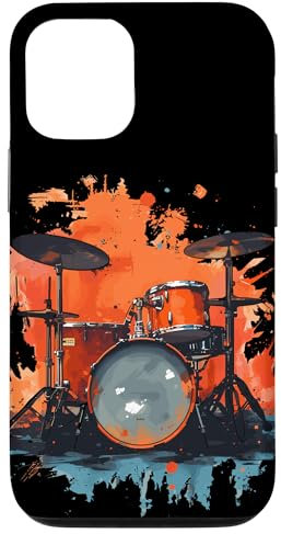 Custodia per iPhone 12/12 Pro Batteria anni '90 con aspetto elettronico