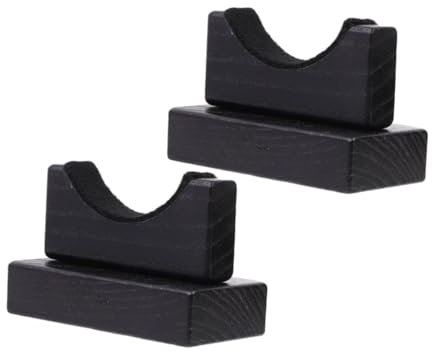 WHAMVOX Baseball Bat Holder and Wooden Bat Organizer Set Black Base for Sports Equipment Storage