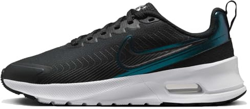 Nike Air Max Nuaxis Women's Shoes (HF1233-003, Black/White/Metallic Silver/Metallic Dark Grey), Black/White/Metallic Silver/Metallic Dark Grey, 4 UK