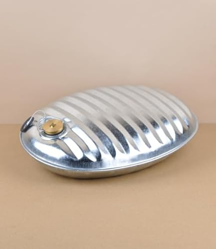 Mu Shi Hot Water Bottle, Japanese Style, 12 Hours of Warmth, Stainless Steel, Built to Last