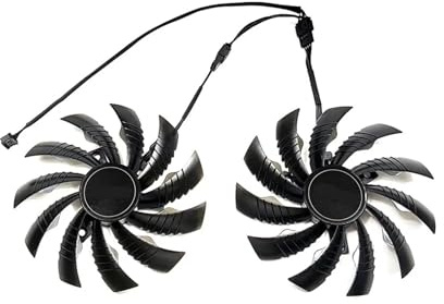 KAYOUDE NEW 95MM 4PIN PLD10010S12H/PLD10010S12HH GTX 1650 1660TI GPU Fan，Compatible For Gigabyte RTX 2070、RTX 2060 SUPER Graphics Card Cooling Fan(2fan)