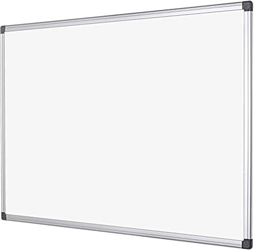 Indigo® Magnetic Whiteboard Drywipe – 900x600mm, Wall-Mounted with Pen Tray & Aluminium Frame – Ideal for Office, School & Home Use