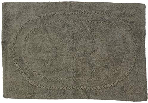 Jute & Co. Bad Madrid Teppich, Farbe, 100% Baumwolle, Silber, one Size